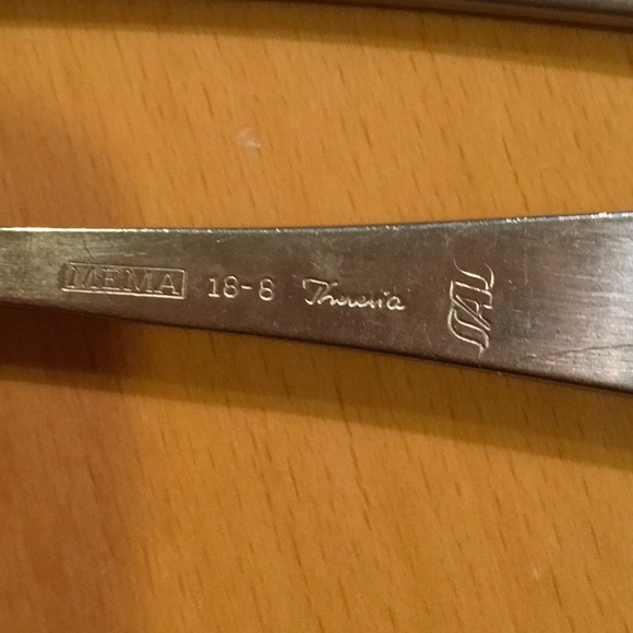 Mid-century SAS Airline Tableware, 2 Place Settings & Extra Fork, 1960s - Picture 4 of 4